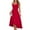 172# Red, variant on V Neck Formal Wedding Guest Bridesmaid Dresses for Women 2025 Ruffle Sleeves for Cocktail Graduation Modest Dress Red XL