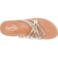 thumbnail image 5 of Sam Edelman Womens Marinea Flat Sandal 6.5 Molten Gold, 5 of 8