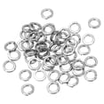 thumbnail image 1 of Unique Bargains M3 Split Lock Washer, 200 Pack 3mm ID 5mm OD 304 Stainless Steel Spring Lock Washer Gasket, Silver Tone, 1 of 5