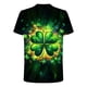thumbnail image 4 of Ceisia Men's Slim Fit Short Sleeve T-Shirt St. Patrick's Day Themed Print Clover Spring Summer Shirt Gift, 4 of 5
