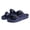 Dark Blue, variant on Women's Men's Comfort Slides Double Buckle Adjustable Rubber Slide Sandals EVA Flat Sandals