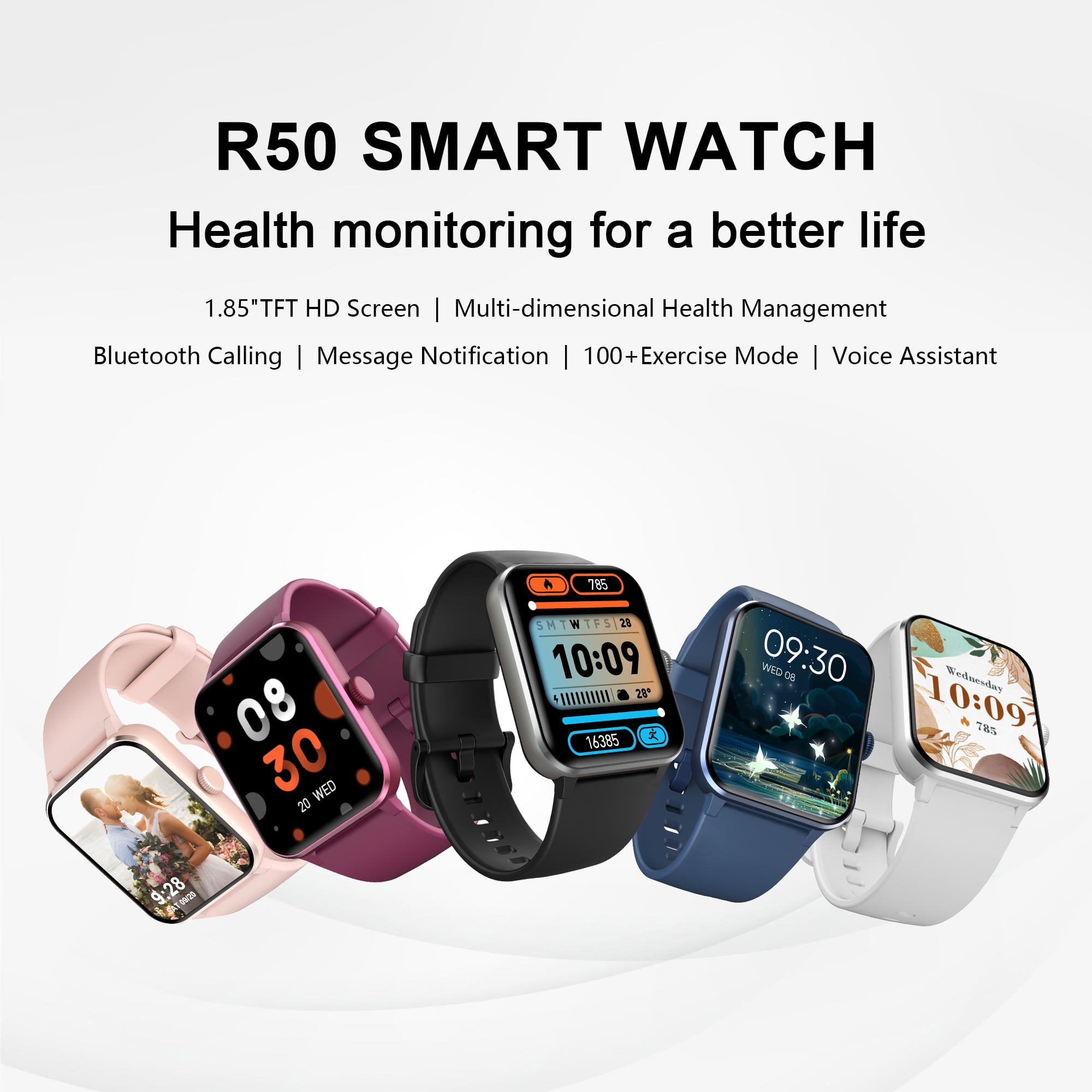 R50 Blackview Smartwatch Review Smart Watch BLACKVIEW R50 PINK MM, HEART RATE