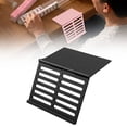 thumbnail image 2 of Mahjong Card Holder for Table,Lightweight Mahjong Table Accessories,Under Mat Slide in Stand Angled Viewing Rack Foldable 3D Printed Space Saving Accessory for American Mahjong Player (Black), 2 of 9