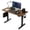 Black, variant on Electric Height Adjustable Desk, 55x24 Inches Standing Desk with 3 Memory Presets & Child Lock, Quiet Motor, Industrial Steel Frame, for Content Creator Desk, White