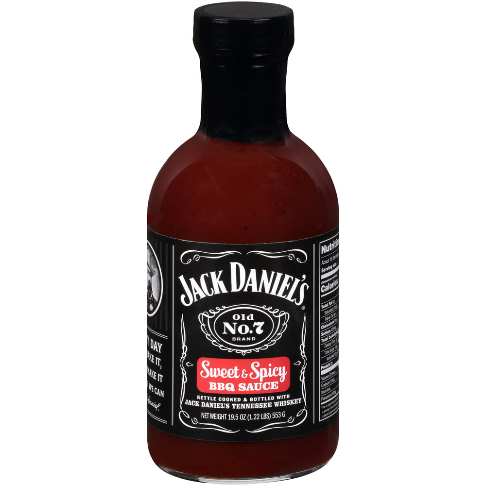 Jack Daniel&amp;#39;s Sweet &amp; Spicy BBQ Sauce - Walmart.com - Walmart.com
