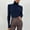 Z Navy, variant on Rigardu Women Soft Sweater Slim Fit Lightweight Long Sleeve Turtleneck Tops Undershirt Knitted Warm Fitted Fashion Pullover Sweater Coffee + One size