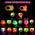 thumbnail image 2 of SHAR (36Pcs)LED Flashing Party Toy Rings, Child Finger Light Up Colorful Toy, Party Favors for Kids, LED Light Up Toys Colorful Flashing Toy for Party, 2 of 5