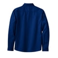 thumbnail image 6 of Port Authority Adult Female Women Plain Long Sleeves Shirt Medit. Blue X-Small, 6 of 6