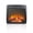 Antique Black 07, variant on 23 inch Infrared Quartz Heater Fireplace Insert with Realistic Logs and Brick Design, Antique Black, 1500W for Spaces up to 400 sq ft