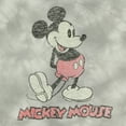 thumbnail image 2 of Disney's Men's Distressed Retro Mickey Mouse Graphic Tie-Dye Adult T-Shirt, 2 of 6