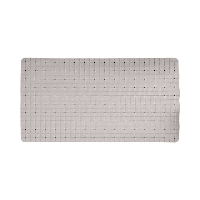 Non Slip Bath Tub Mat, Soft Shower Mat, Anti-Slip Bathroom Mat with Strong Suction Cups and Holes, Odorless Bathtub Mat, Machine Washable