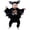 Black, variant on Gaexia My First Halloween Outfit Baby Boy Girl Pumpkin Bat Romper Hoodie Playsuit One Piece Jumpsuit Soft Comfortable Toddler Clothing For Halloween Party Cosplay Dress Up
