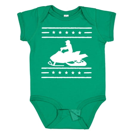 

Inktastic Snowmobile Gift Silhouette Gift Baby Boy or Baby Girl Bodysuit