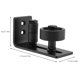thumbnail image 5 of Yosooo Robusta guía de Puerta de Acero Negro Reutilizable para Puertas correderas con 8 Opciones de instalación Khall JY13938, 5 of 6
