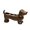 brown, variant on Dog Toothbrush Holder 3D Printed Dachshund Design Bathroom Countertop Storage Rack For Toothpaste Makeup Electric ToothBrush