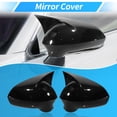 thumbnail image 3 of Cubierta de espejo lateral única para Seat Ibiza 6J MK4 2008-2017 lado izquierdo y derecho, reemplazo de tapas de espejo retrovisor para Seat Leon Exeo 2008-2013 color negro brillante, 3 of 7