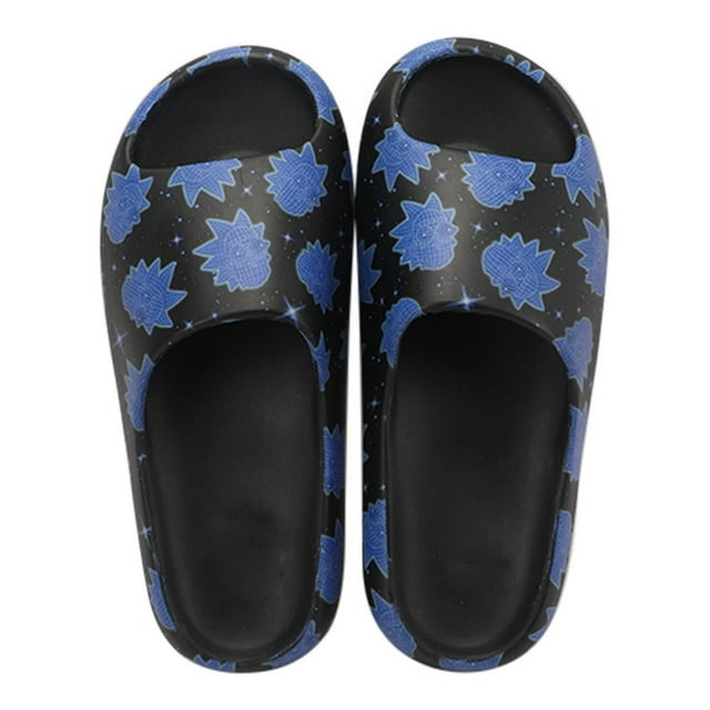 Sandalias Rick & Morty para Hombre Talla 27 Color Negro