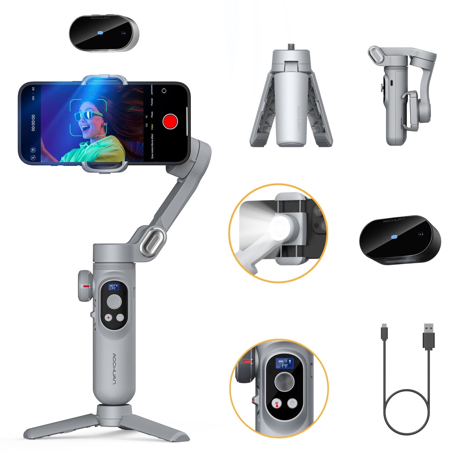 DJI OM 4 - Handheld 3-Axis Smartphone Gimbal Stabilizer with