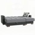 thumbnail image 5 of Modern Upholstered Convertible Chaise Lounge with Storage, 80.3” x 68.8”, Firm Cushions, 5 of 5