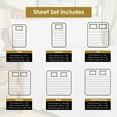thumbnail image 6 of BNM Ultra Soft Deep Pocket BNM Solid Cotton Blend Bed Sheet Set, 6 of 6