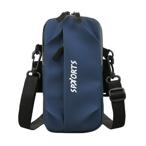 Fnyoxu Waterproof Fitness Arm Bag for Running & Cycling - Adjustable Lightweight Phone Pouch, Breathable Polyester with Reflective Strip, Unisex for Gym/Jogging/Travel