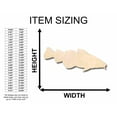 thumbnail image 2 of Unfinished Wood Cod Fish Silhouette - Craft- up to 46" DIY 7" / 1/4", 2 of 3