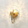 thumbnail image 7 of Golden Lighting Samara 1-light Wall Sconce in Modern Brass, 7 of 7