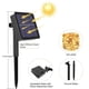 thumbnail image 4 of Cadena De Luz Solar Exterior, 10 M 100 Cadena De Luz Led Exterior Alambre De Cobre Impermeable Decoración De Cadena De Luz Solar De 8 Modos para Jardín, Balcón, Terraza, G, 4 of 5