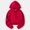 A1 Red, variant on MSJUHEG Women's Cropped Hoodie Pullover, Long Sleeve Drawstring Hood with Kangaroo Pocket, Drop‑Shoulder Loose‑Fit Sweatshirt, Trendy Casual Top for Daily & Spring‑Fall Outfits A1 Army Green L