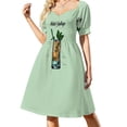 thumbnail image 2 of Vestido de manga corta, ropa de mujer, vestido para mujer, vestidos de mujer, 2 of 7