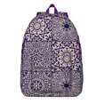 thumbnail image 1 of Geometric Pattern Backpack, Abstract Rainbow Gradient School Bag with Modern Boho Watercolor Print, Artistic Daypack for Women and Students, 1 of 4