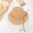 thumbnail image 3 of Sombrero Ala Ancha Paja Sombreros de Paja Panamá Sombreros para El Sol Visera de Sombrero para El Sol para Viajes de Campamento Magideal Sombrero Ala Ancha Paja, 3 of 7