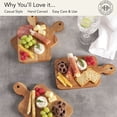 thumbnail image 6 of Fitz and Floyd Caleb Natural Mini Serve Boards (Set of 4), 6 of 9