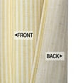 thumbnail image 6 of Yesfashion Linen Striped Tier Curtains with Solid Button, Rod Pocket Tailore Curtain for Kitchen Cafe Bathroom, Set of 2, 6 of 7