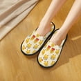 thumbnail image 4 of House Slippers for Women Men - Cute Chicken Lightweight House Shoes Fuzzy Slippers, Soft Slip-On Cozy House Slippers for Woman Indoor Outdoor, 4 of 7
