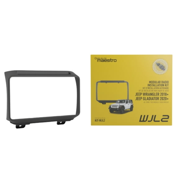New iDatalink KIT-WJL2 Radio Replacement Dash Kit For The 2019-Up Jeep Wrangler