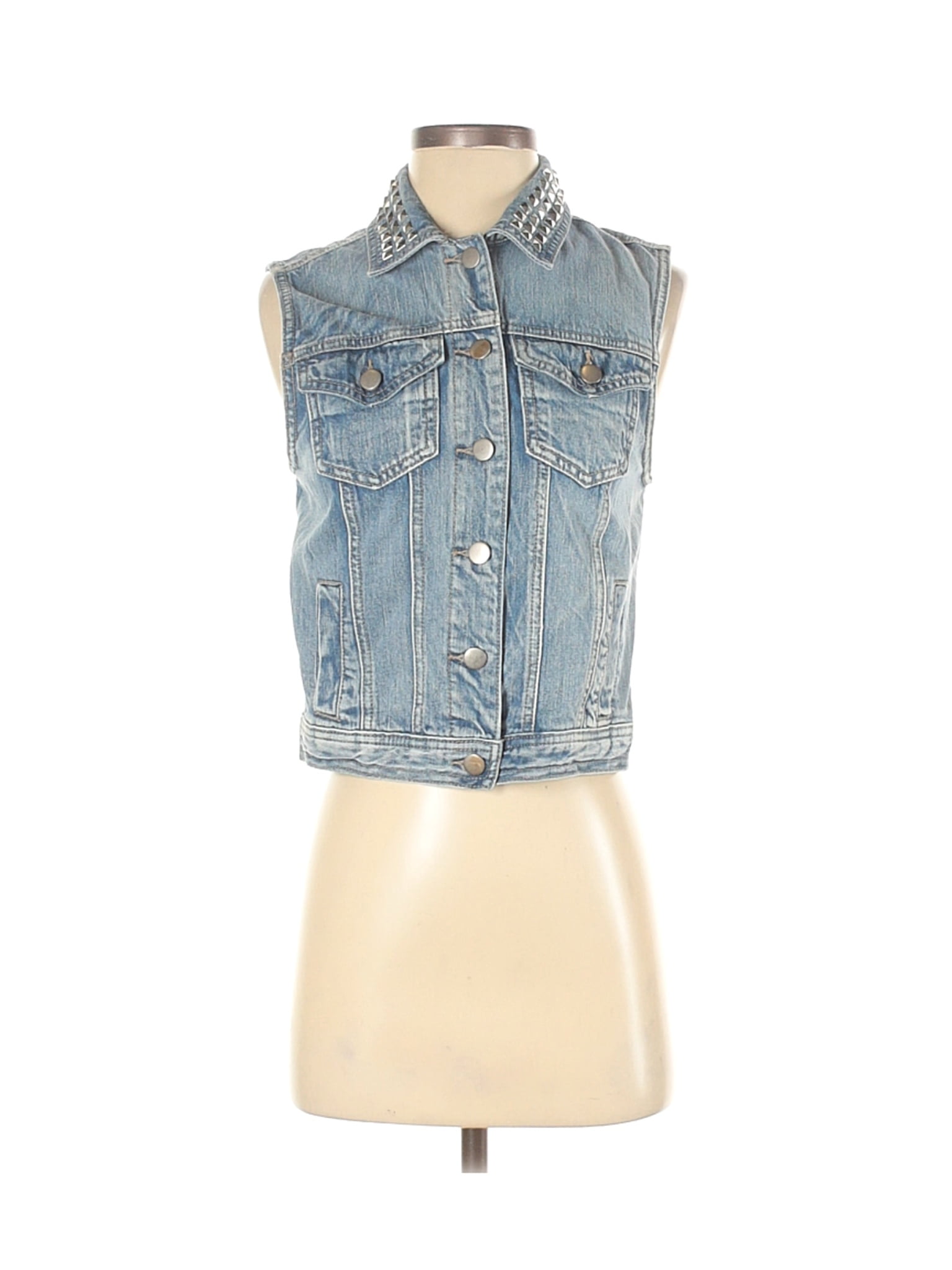 forever 21 denim vest women