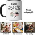 thumbnail image 7 of Best Friend Mug - I Wish You Lived Next Door - Long Distance Friendship Gifts for Women, Best Friends, Sisters, and Moms - Perfect Missing You Gift - White 11oz Ceramic Coffee Mug, 7 of 7