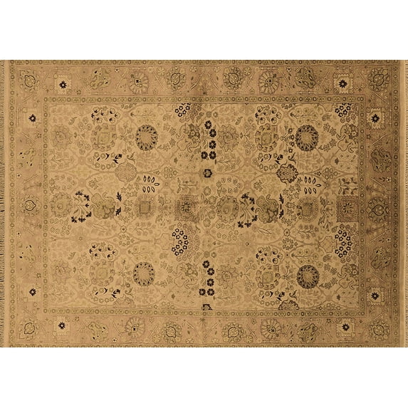 Ahgly Company Indoor Rectangle Oriental Brown Traditional Area Rugs, 2' x 3'