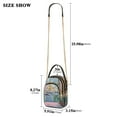thumbnail image 2 of FORMRS Crossbody Bag for Women Shoulder Cell Phone Purse with Zipper, Green Window Sea, 2 of 7