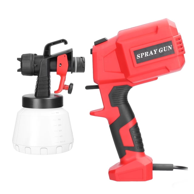 Electric Paint Spraying Machine 800ml Large Capacity Paint Bottle Detachable Multifunctional High Pressure Paint Sprayer Gun