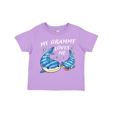 

Inktastic My Grammy Loves Me- Whale Shark Gift Toddler Boy or Toddler Girl T-Shirt