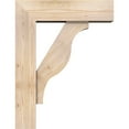 thumbnail image 3 of Ekena Millwork 7 1/2"W x 26"D x 34"H Funston Block Smooth Bracket w/ Offset Brace, Douglas Fir, 3 of 25