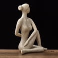 thumbnail image 3 of Estatuilla creativa de resina para niña de yoga, 12,5 cm, 3 of 3