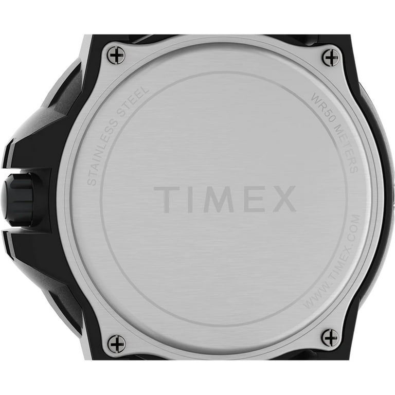 Timex Men s Expedition Gallatin 44mm Watch Black Case Black Dial