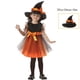 thumbnail image 1 of 2023 Infant Girls Halloween Cosplay Kids Pumpkin Costume Children Dress Clothing Set Headband Pumpkin Bag, 1 of 4