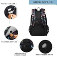 thumbnail image 4 of FORMRS Unisex School Backpack 17" Student Travel Bag with Laptop Compartment, Zodiac Stars, 4 of 7