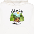 thumbnail image 3 of Inktastic Adventure Awaits Woodland Trail Youth Hoodie Sweatshirt, 3 of 4