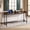 Brown, variant on Finmind Industrial Sofa Table, 70.9" Long Console Table with Outlets and USB Ports for Entryway, Living Room, Brown