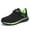 Green, variant on Girls Sneakers Solid Color Mesh Woven Upper Breathable Comfortable Running Shoes For Kids ,11-11.5 Years
